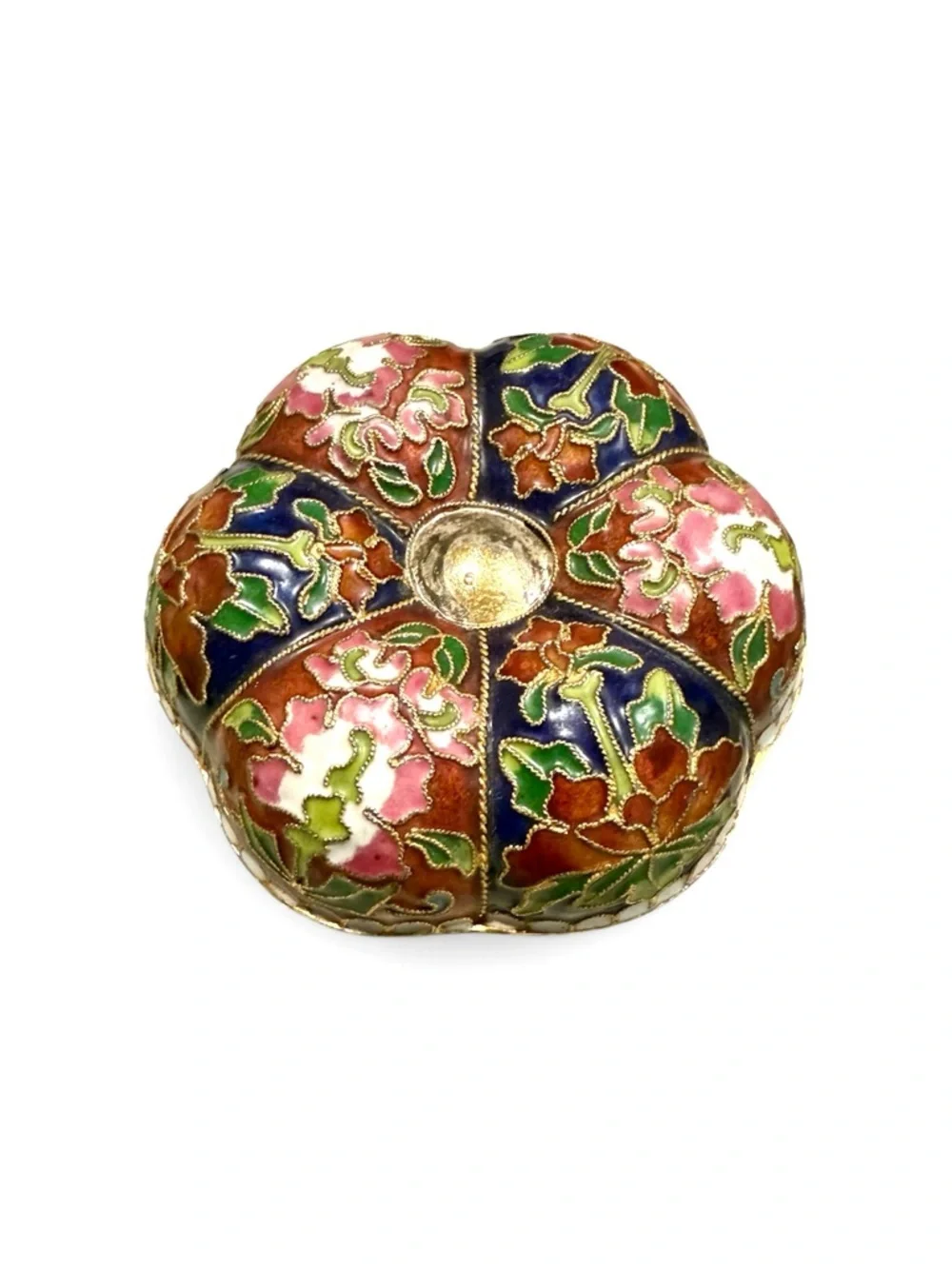 Vintage cloisonné enamel